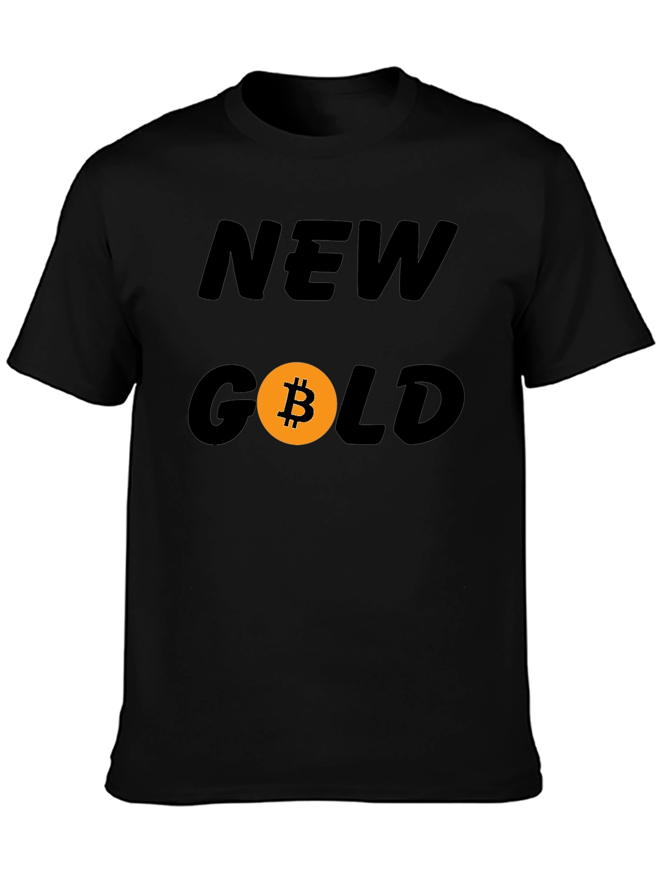 Bitcoin New Gold Graphic Tee - Crypto Fashion