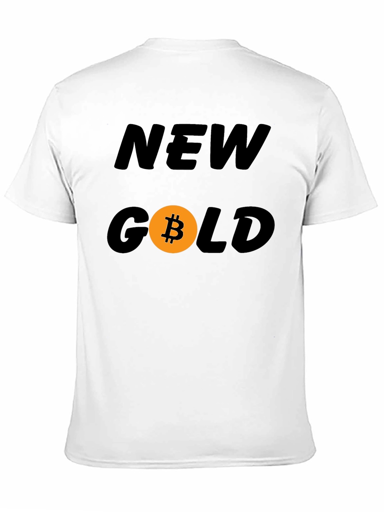Bitcoin New Gold Graphic Tee - Crypto Fashion