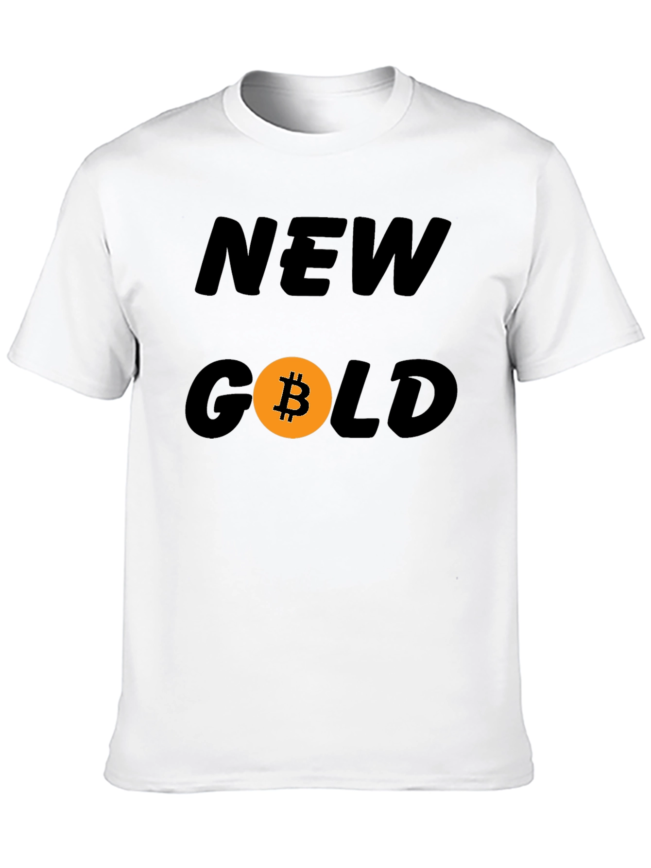 Bitcoin New Gold Graphic Tee - Crypto Fashion