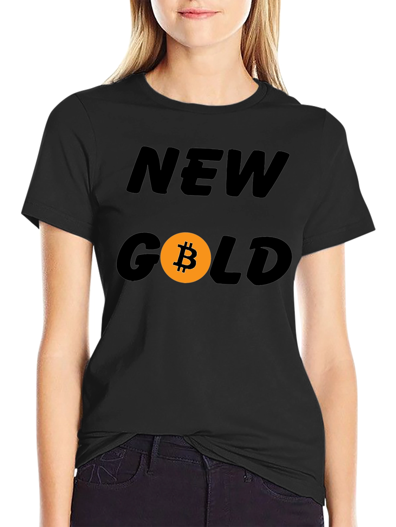 Bitcoin New Gold Graphic Tee - Crypto Fashion