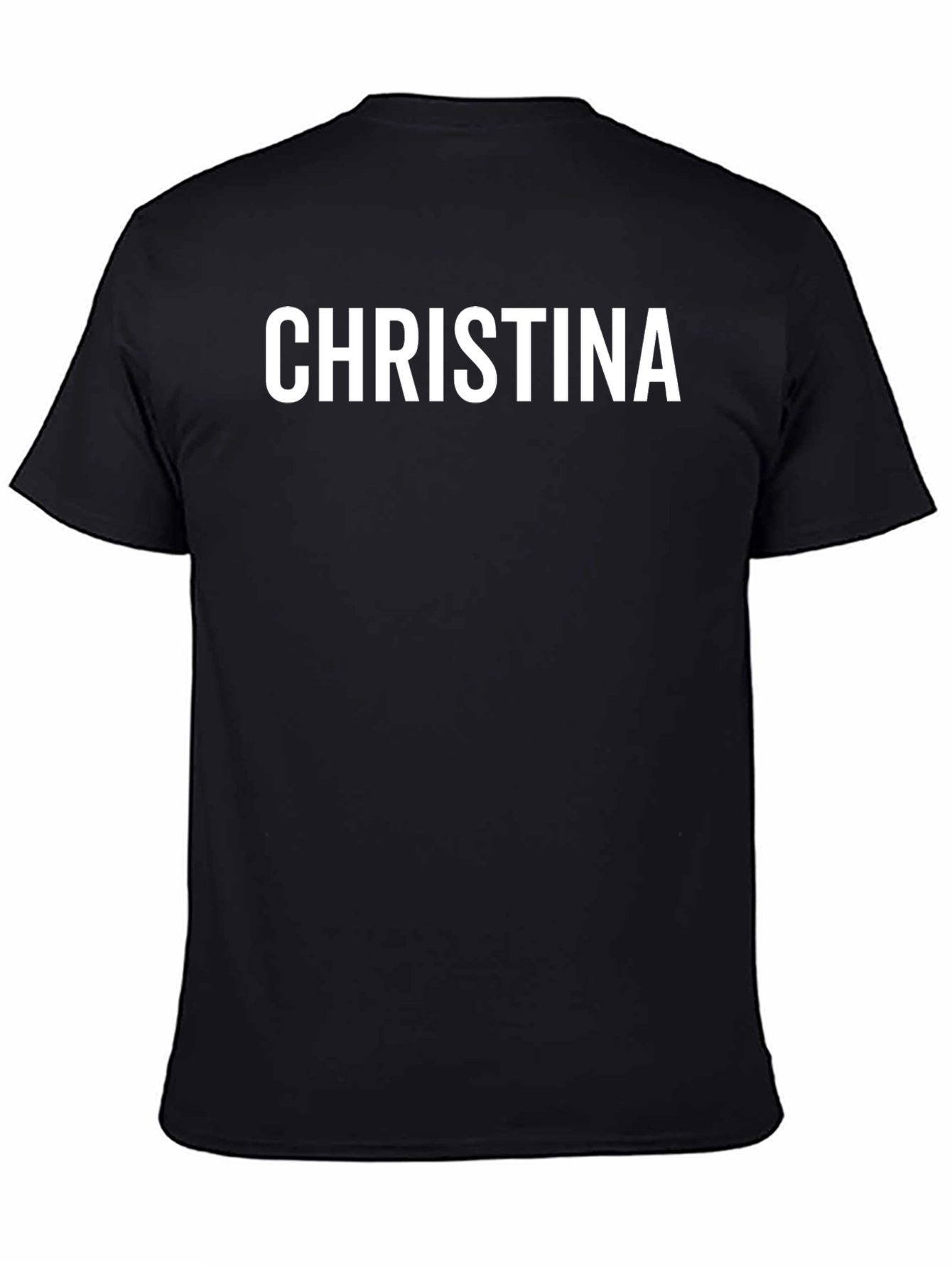 Personalized Name T-Shirt - CHRISTINA - Custom Text Tee
