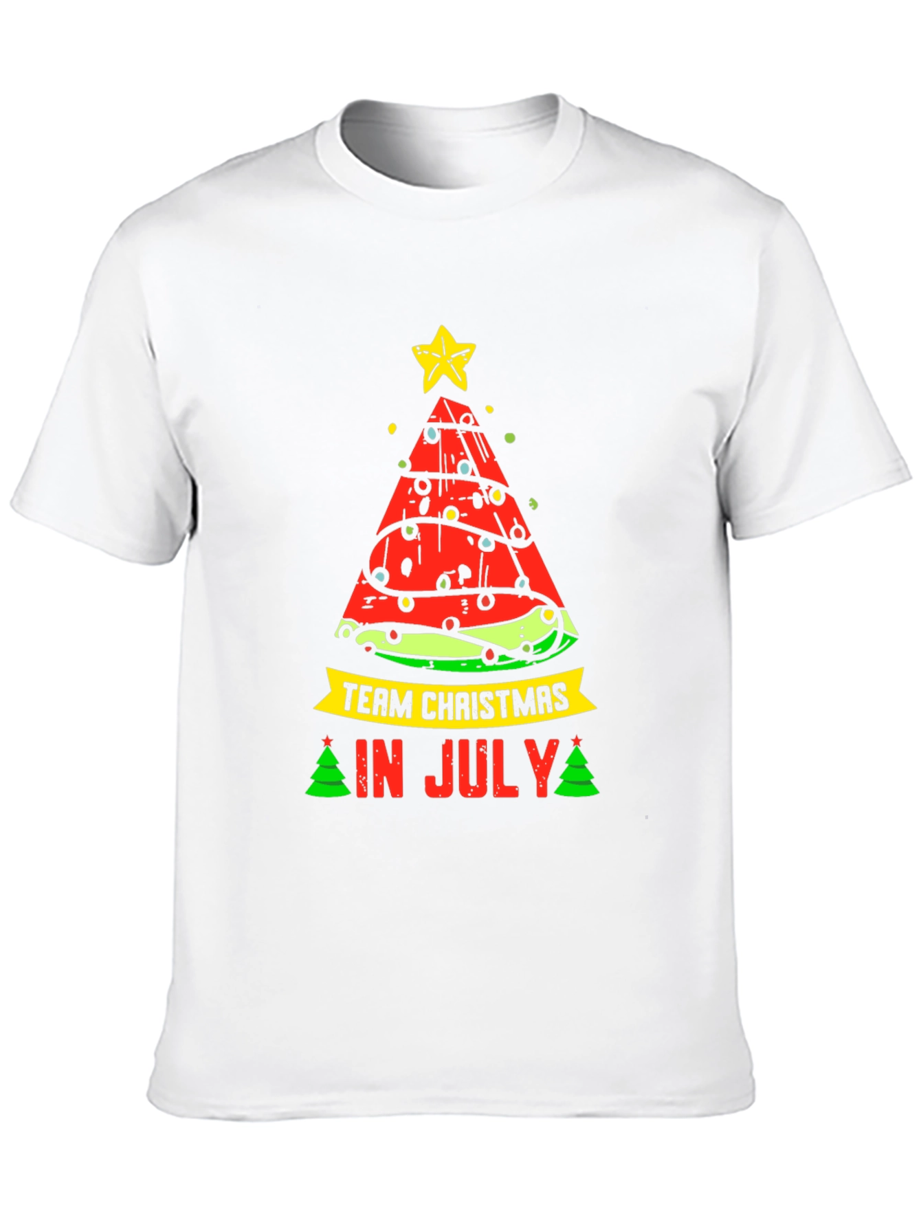 Team Christmas in July Watermelon T-Shirt