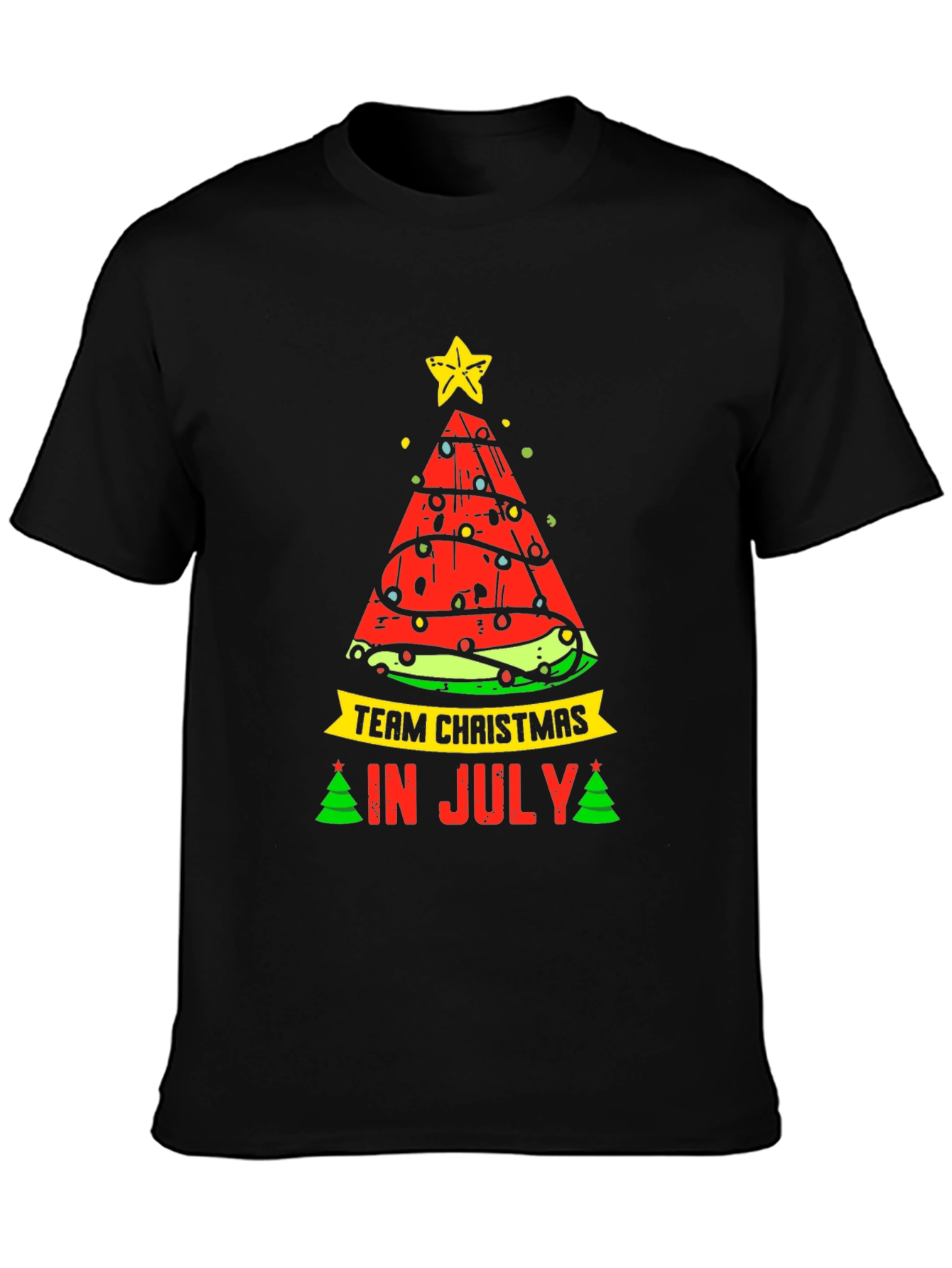 Team Christmas in July Watermelon T-Shirt
