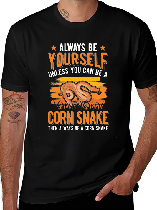 Corn Snake Graphic T-Shirt - Always Be Yourself Tee