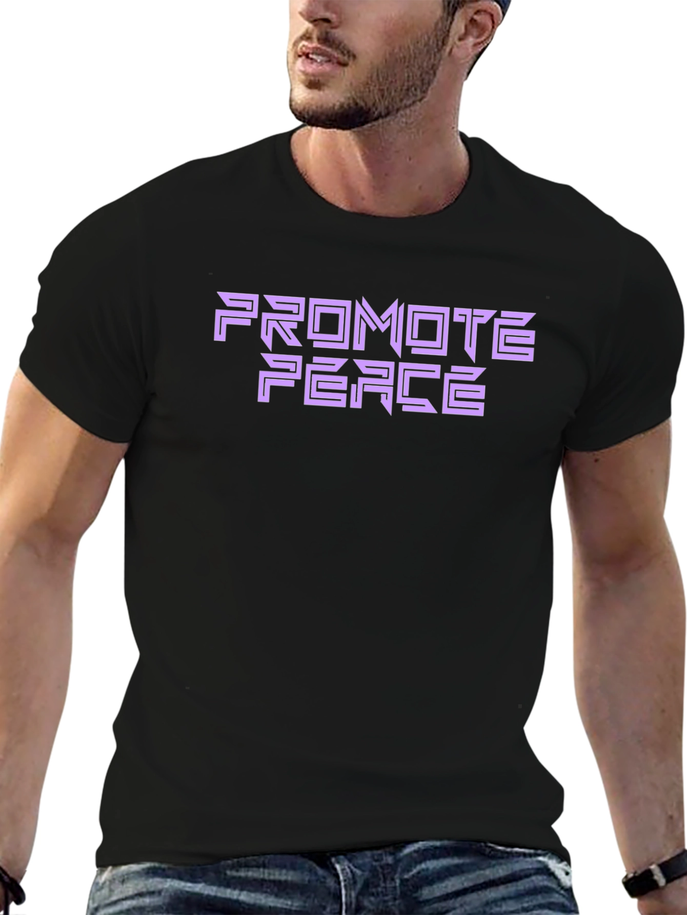 Promote Peace T-Shirt - Black