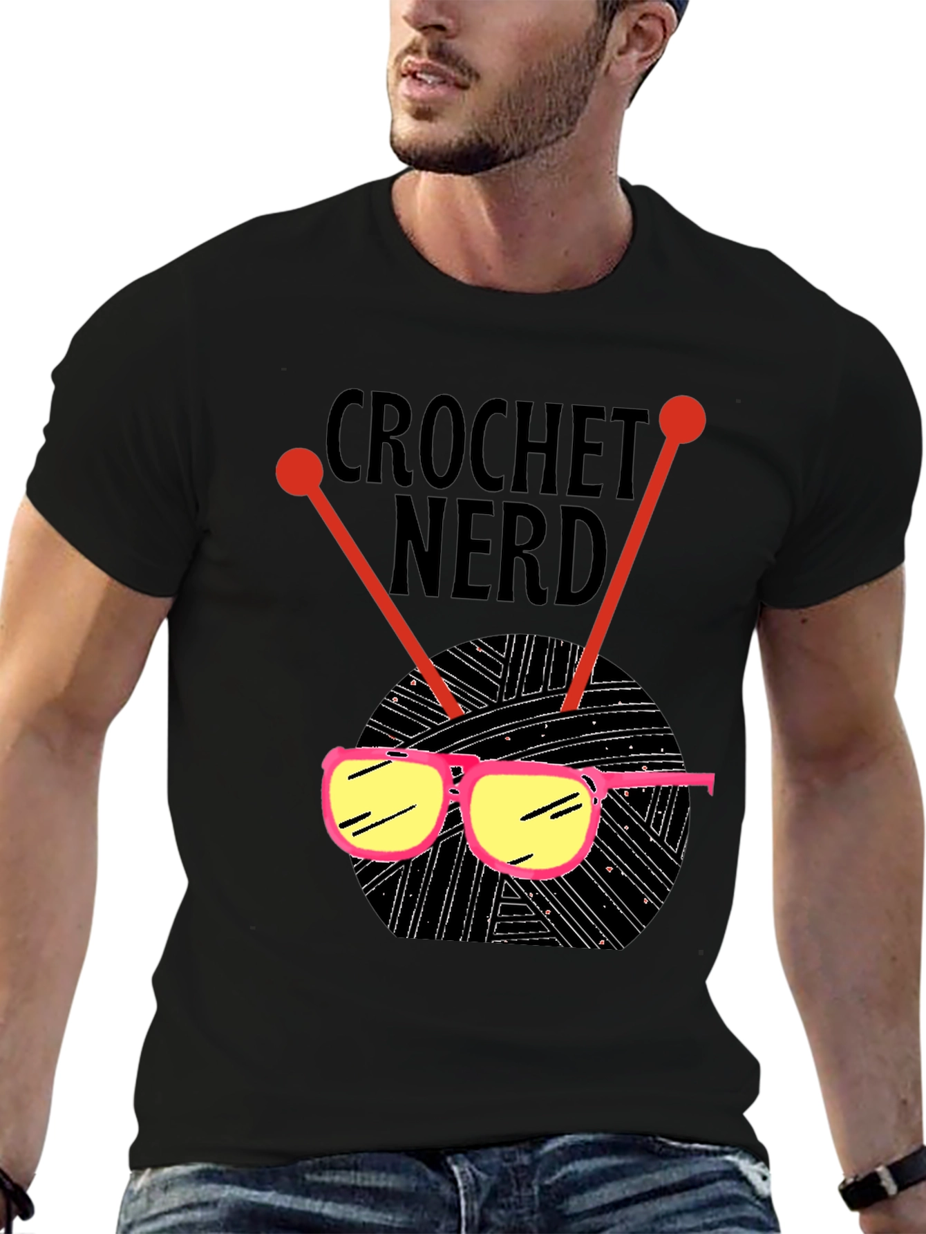 Crochet Nerd Graphic T-Shirt