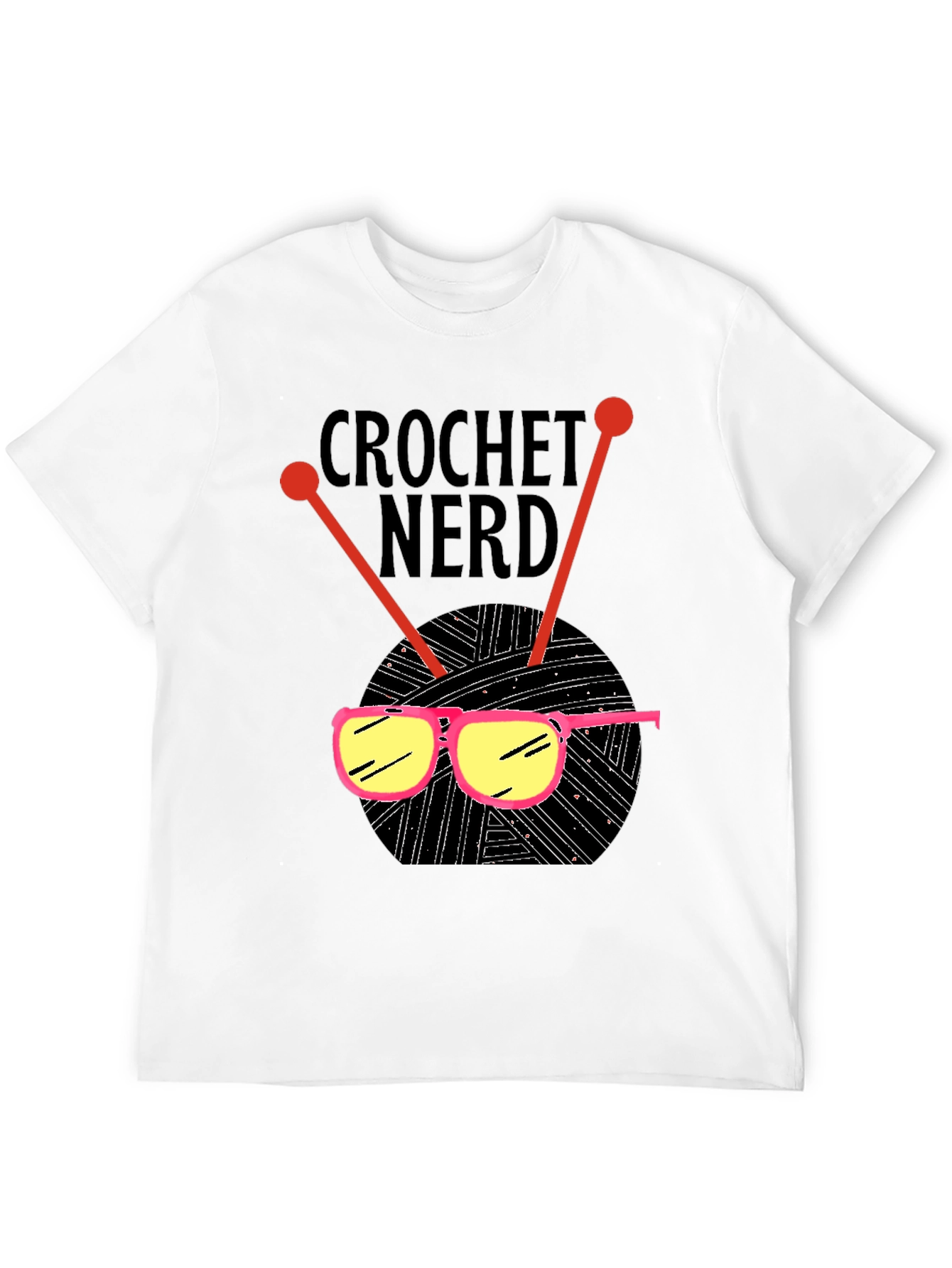 Crochet Nerd Graphic T-Shirt