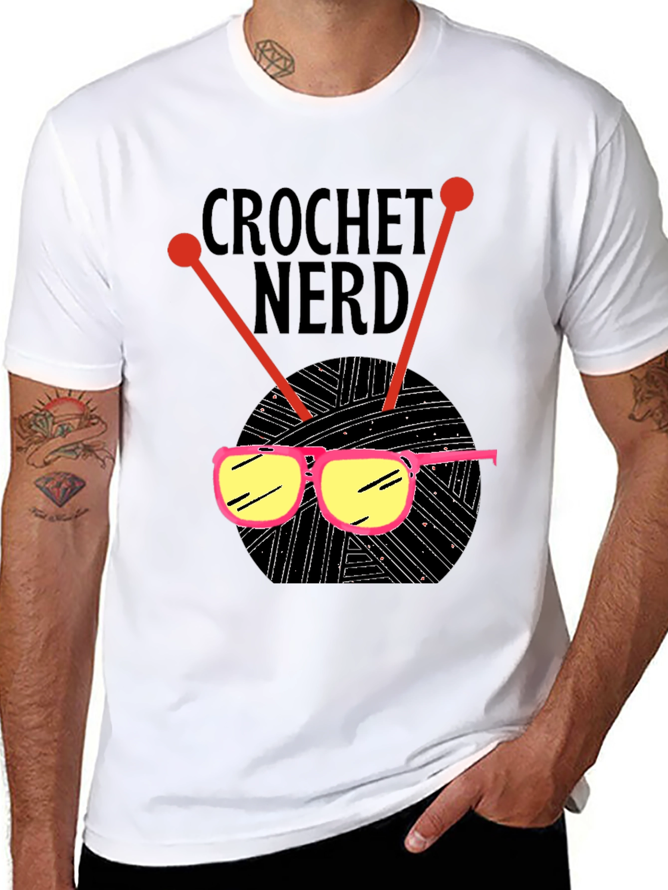 Crochet Nerd Graphic T-Shirt