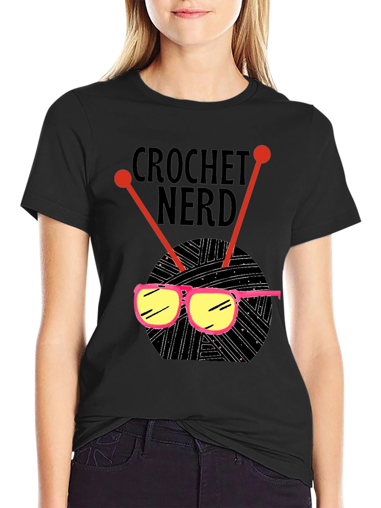 Crochet Nerd Graphic T-Shirt