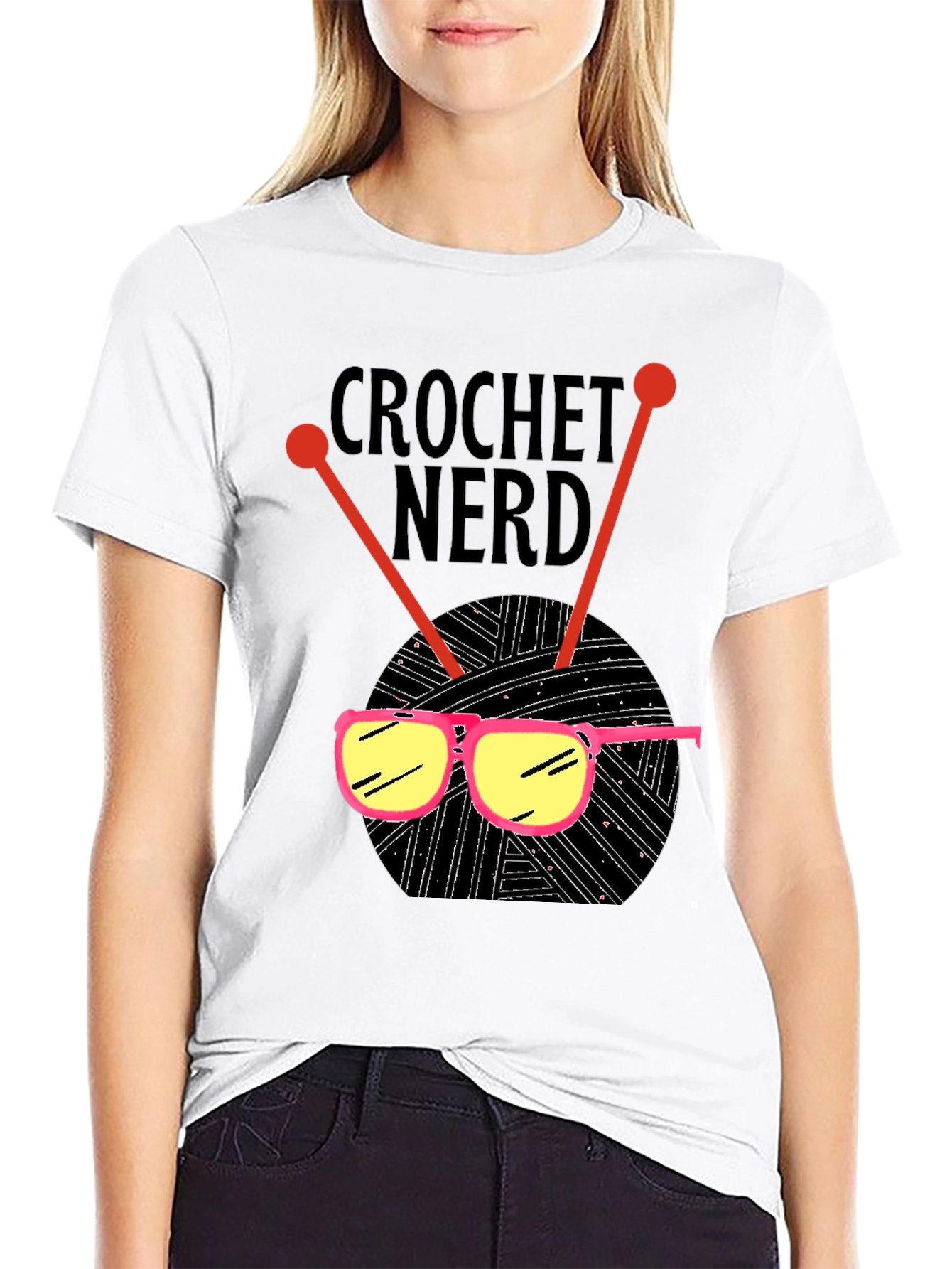Crochet Nerd Graphic T-Shirt