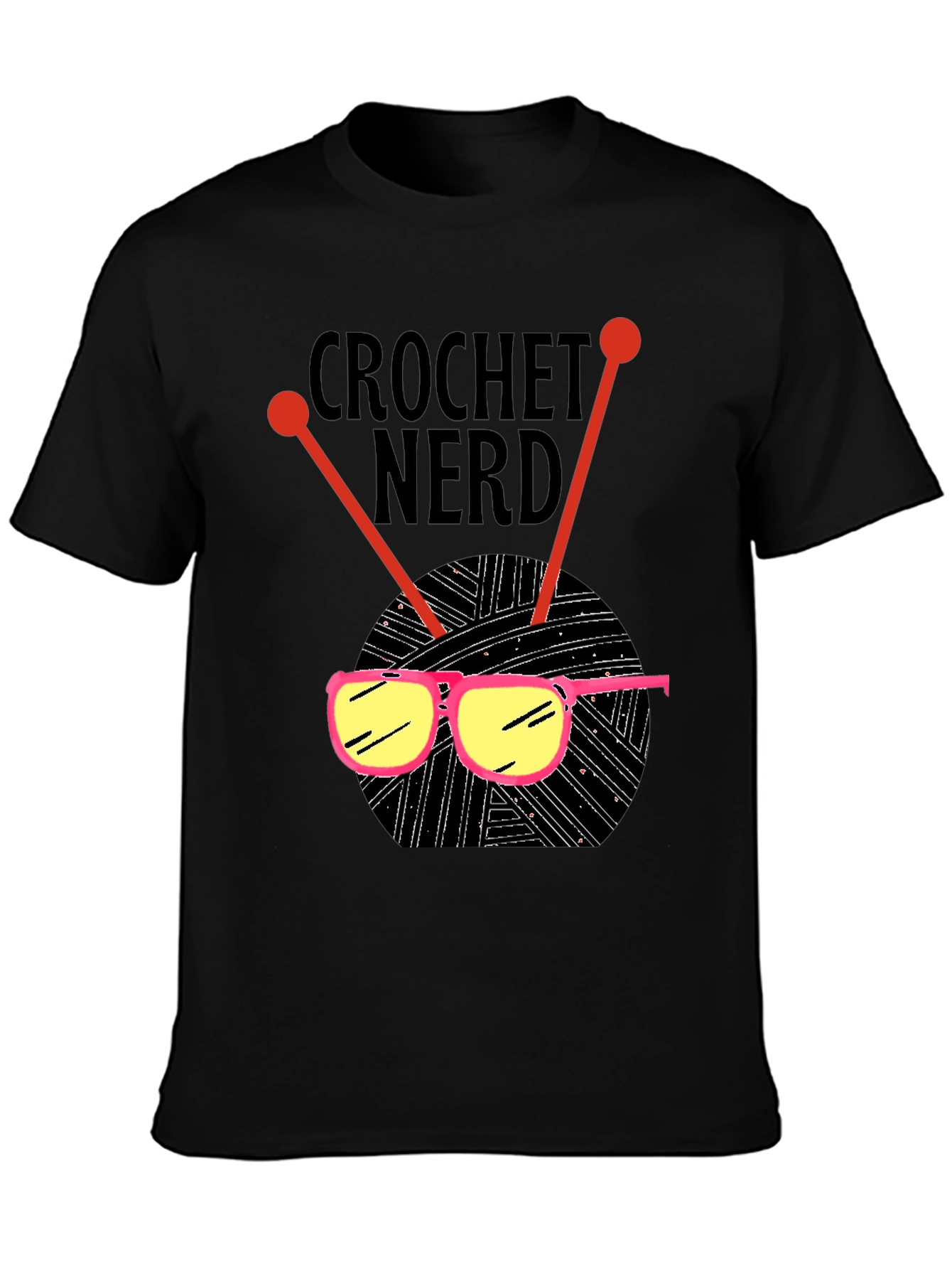 Crochet Nerd Graphic T-Shirt