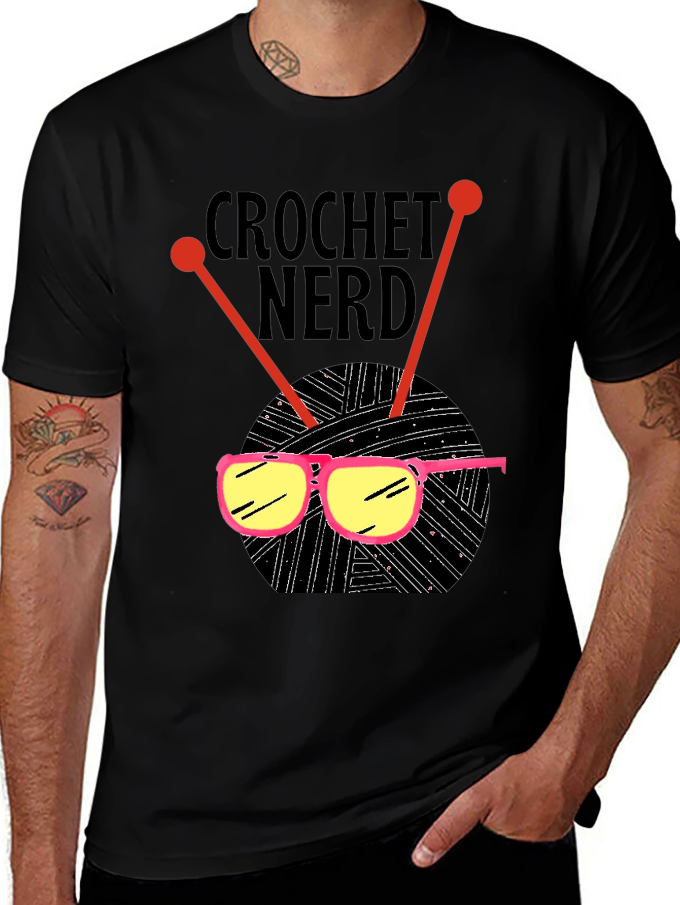 Crochet Nerd Graphic T-Shirt