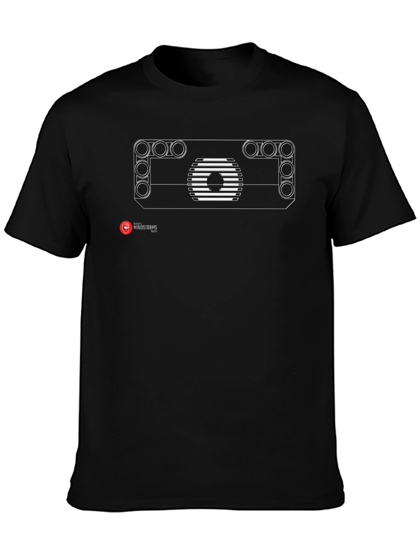 Mindstorms Inspired Graphic Tee - Black