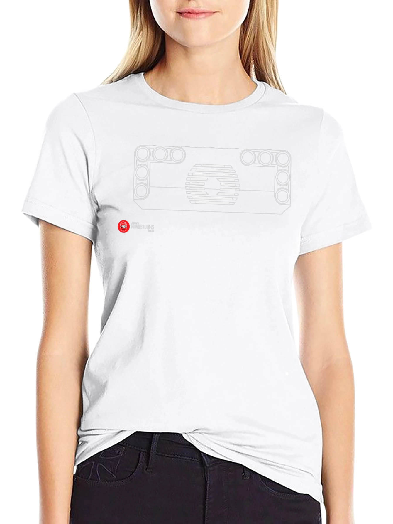 Mindstorms Inspired Graphic Tee - Black