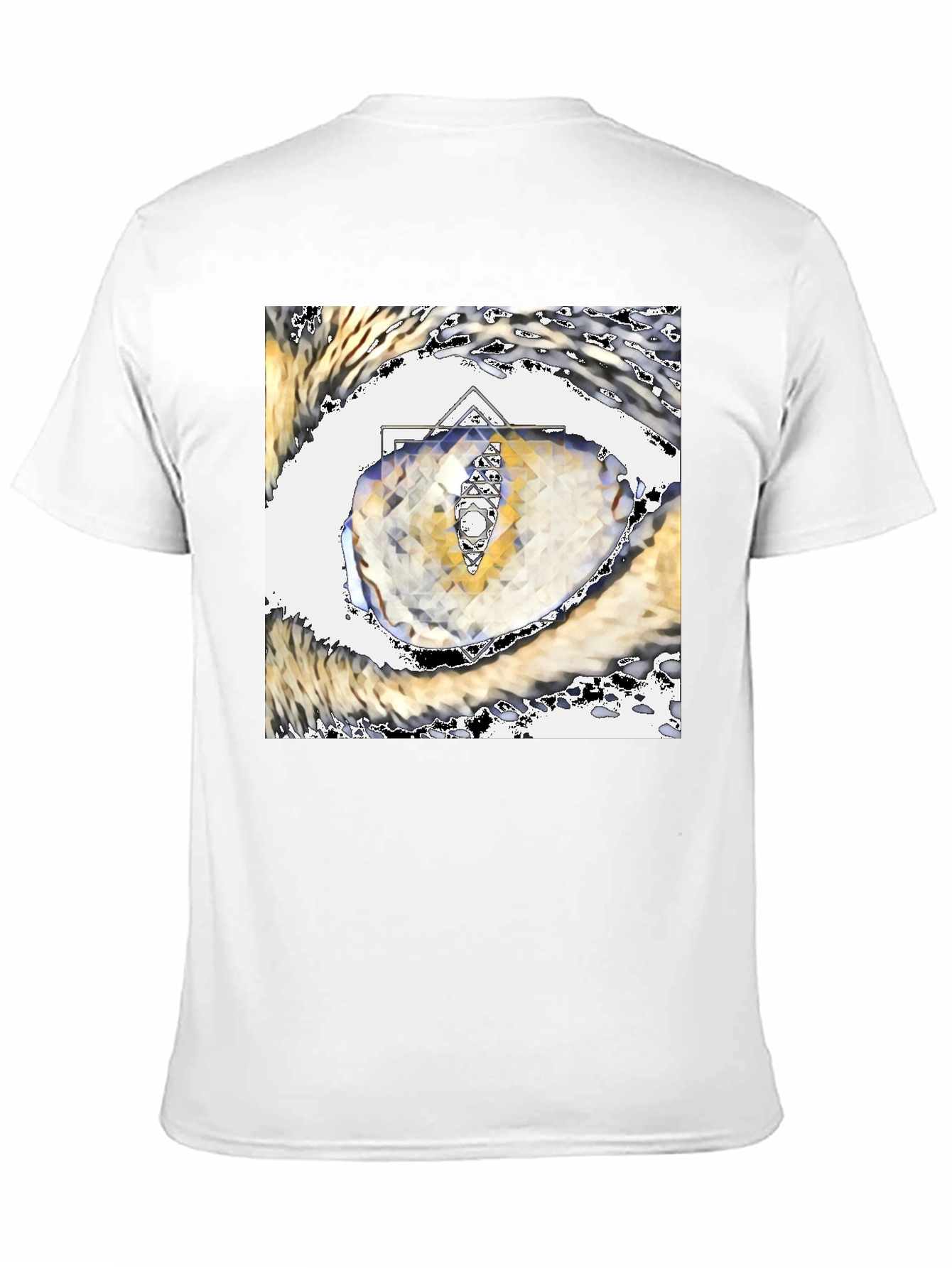 Abstract Eye Graphic Tee - Unique Artistic Design