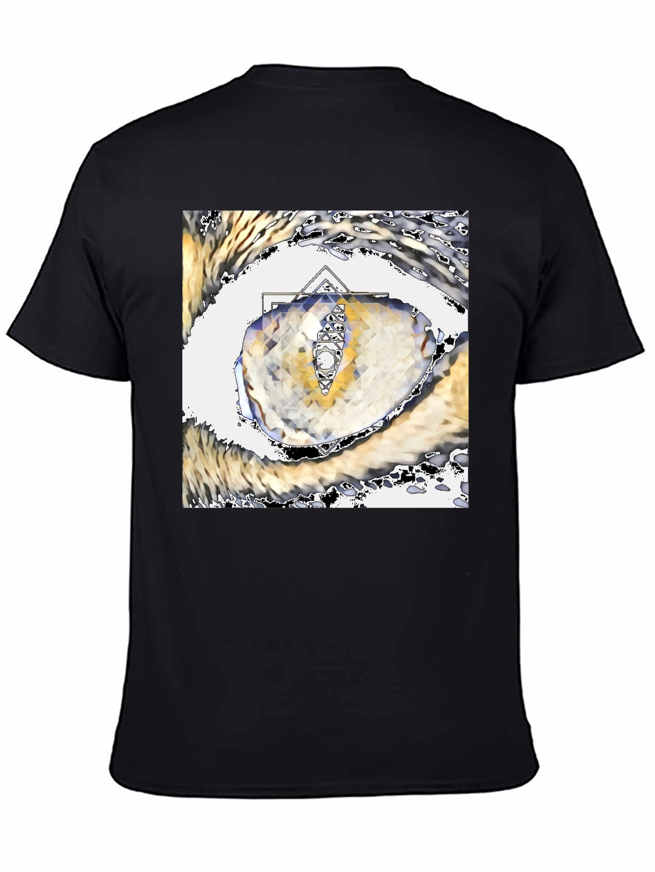 Abstract Eye Graphic Tee - Unique Artistic Design