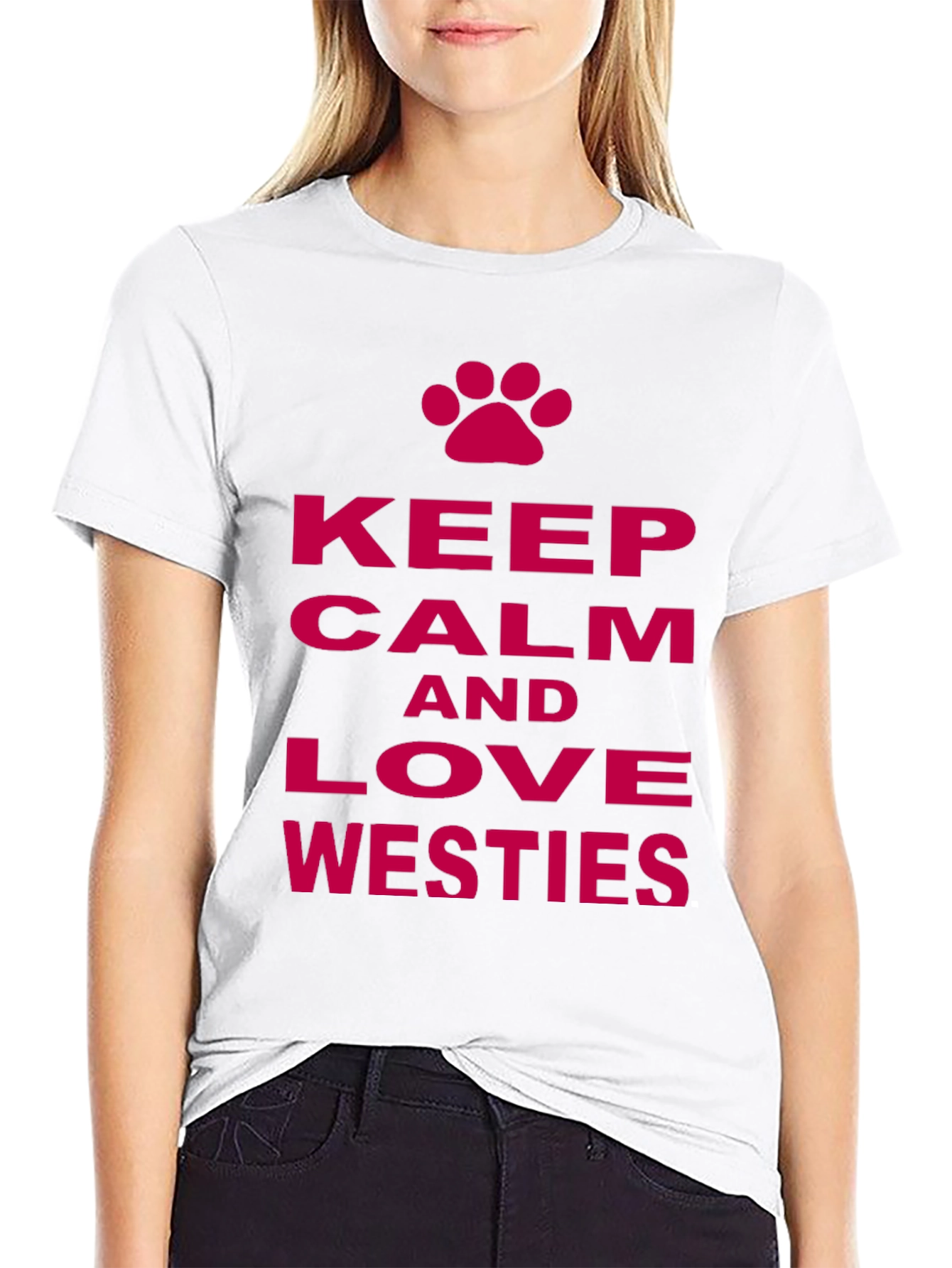 Keep Calm & Love Westies T-Shirt