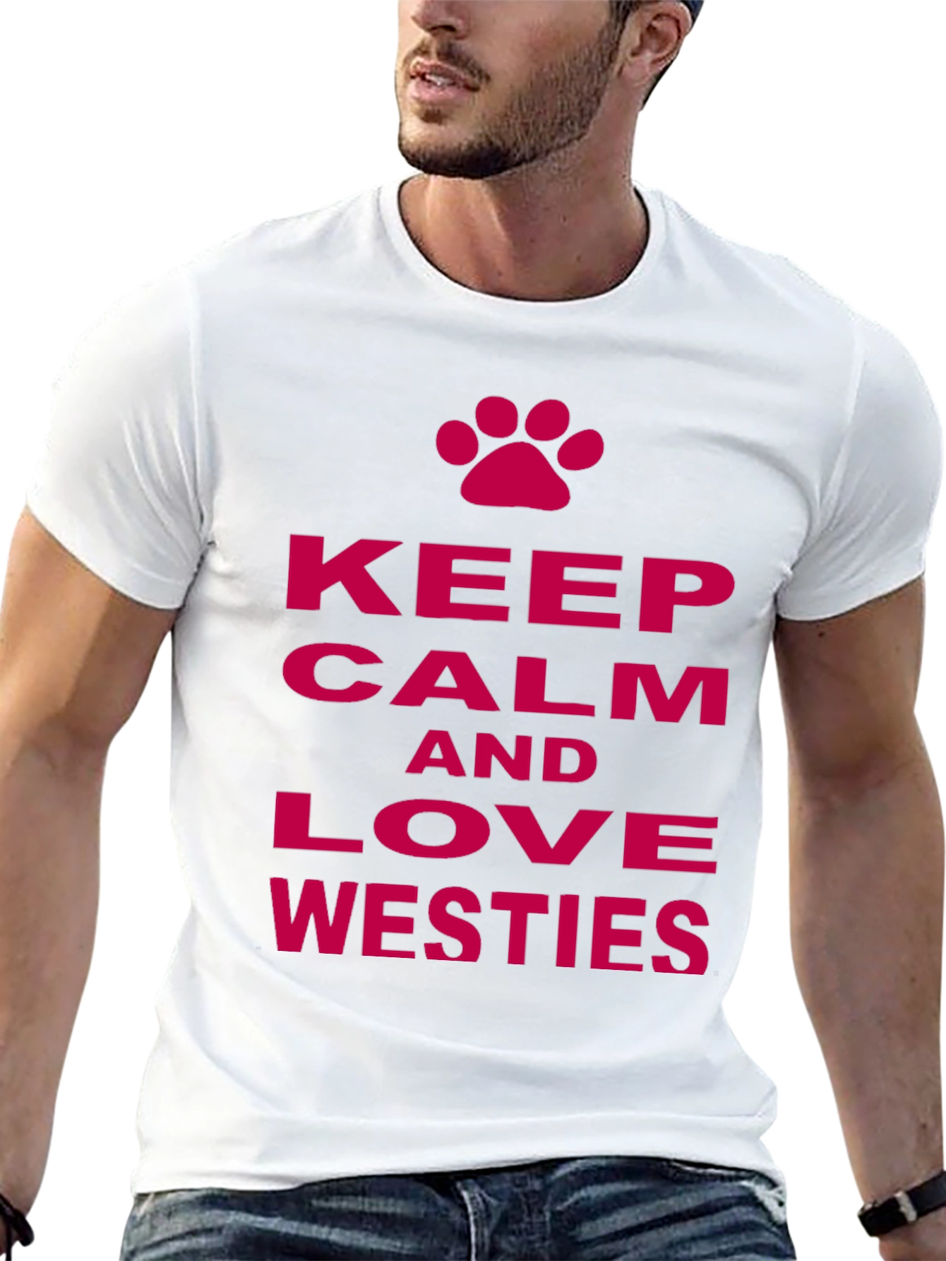 Keep Calm & Love Westies T-Shirt