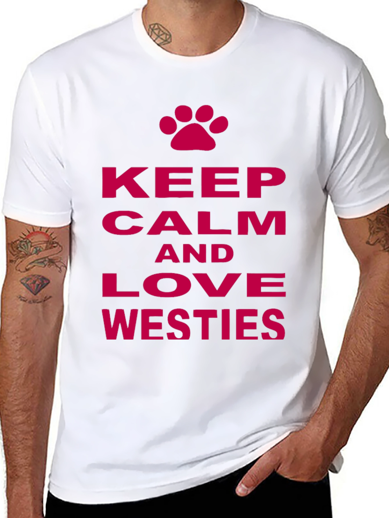 Keep Calm & Love Westies T-Shirt