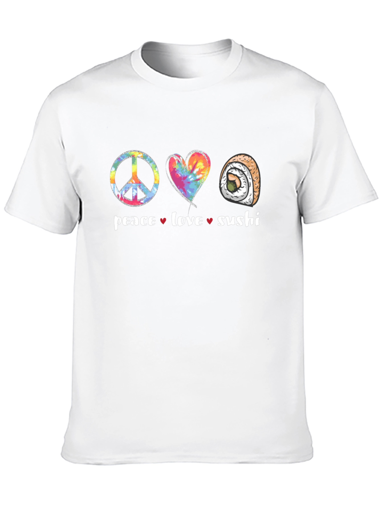 Peace Love Sushi Graphic Tee