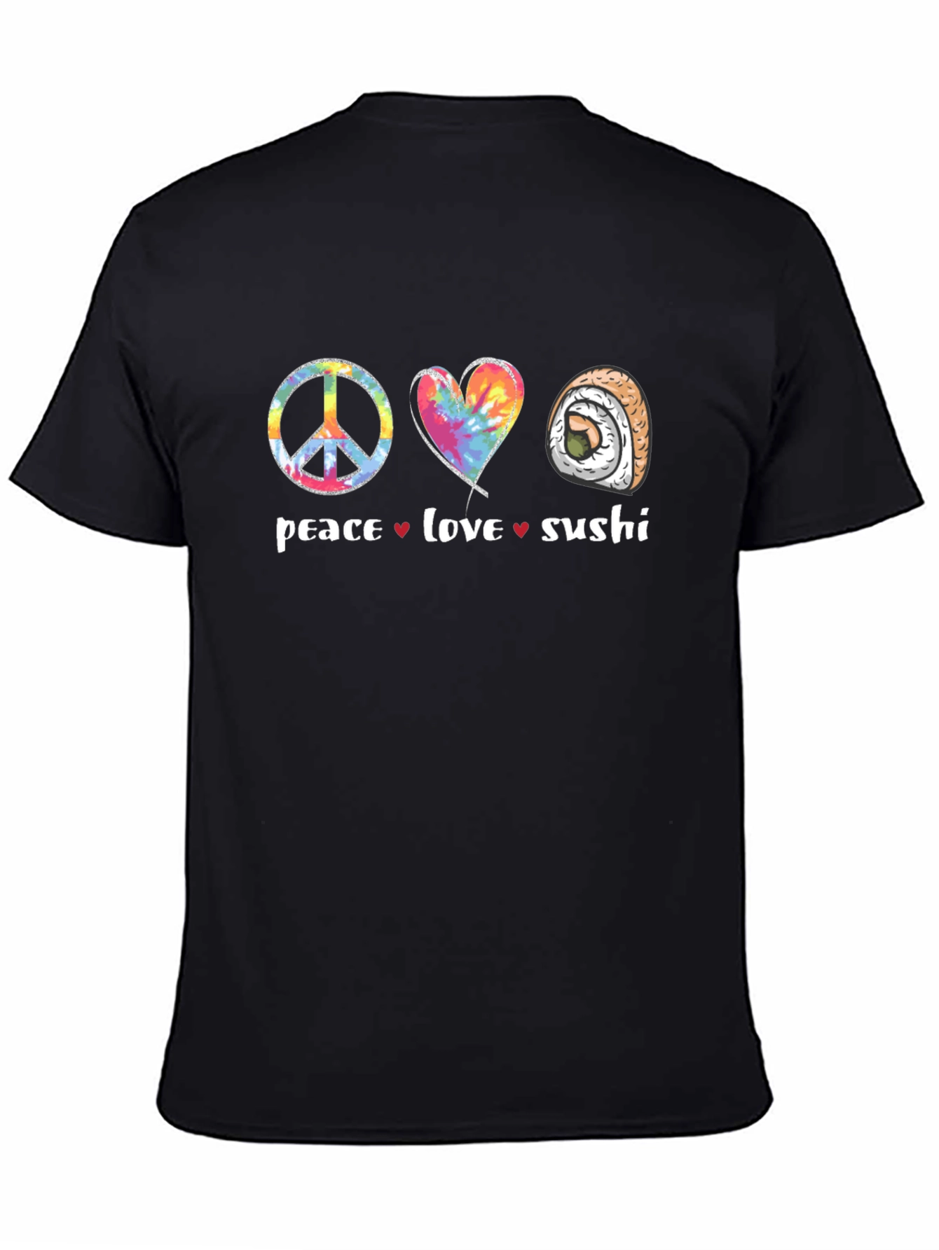 Peace Love Sushi Graphic Tee