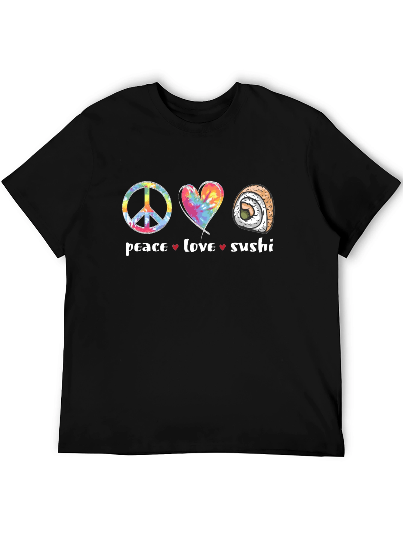 Peace Love Sushi Graphic Tee
