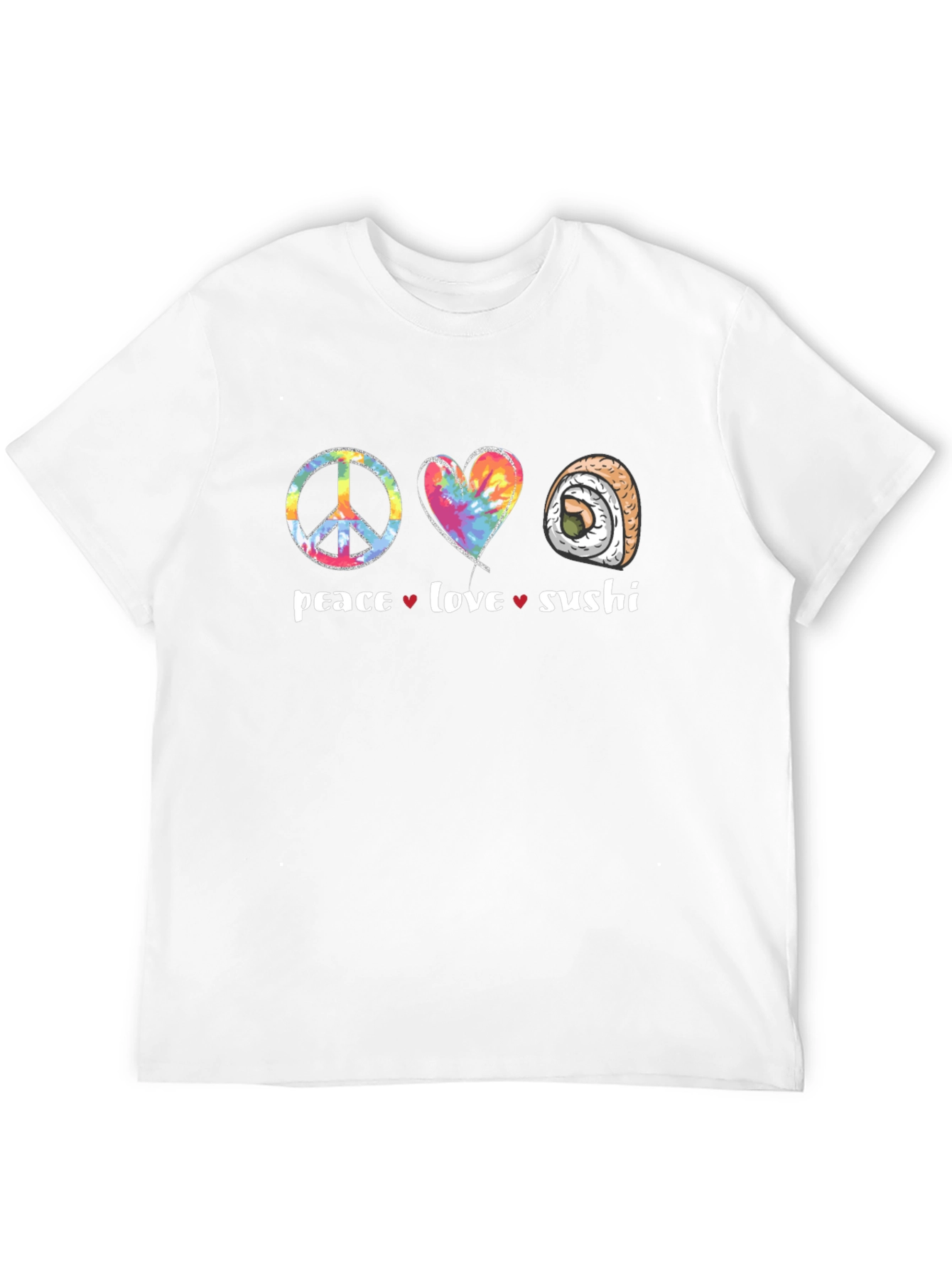 Peace Love Sushi Graphic Tee