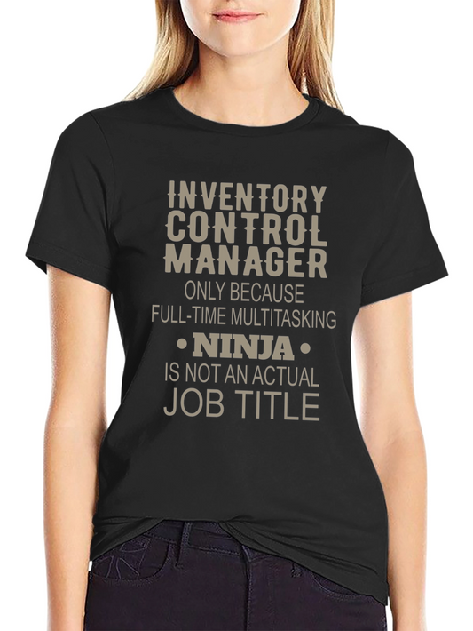 Inventory Control Manager Ninja Graphic T-Shirt