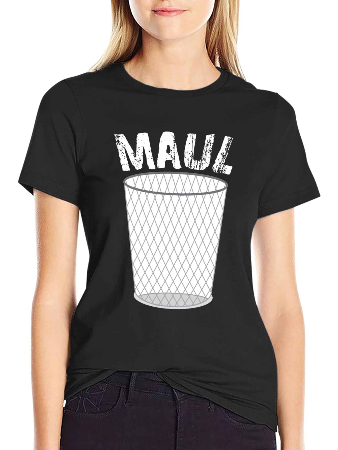 Maul Trash Can Graphic Tee - Black