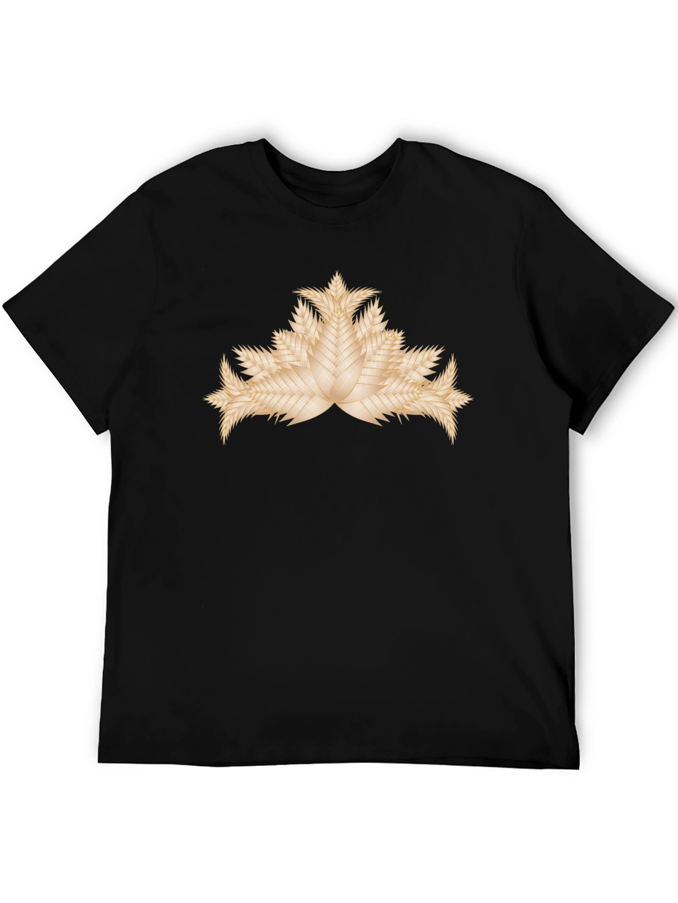 Wheat Graphic Tee - Soft Black T-Shirt