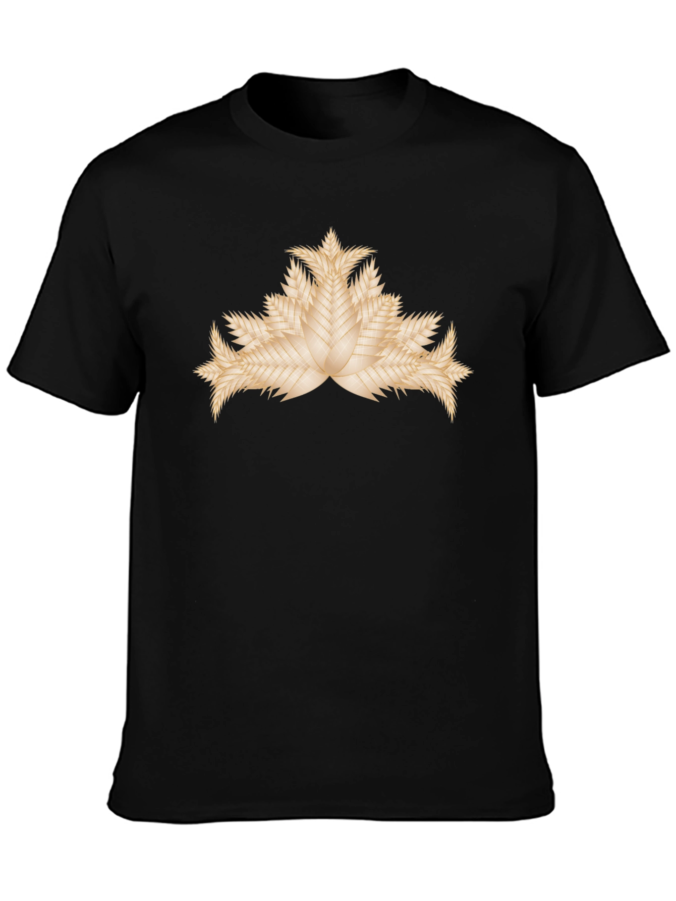 Wheat Graphic Tee - Soft Black T-Shirt