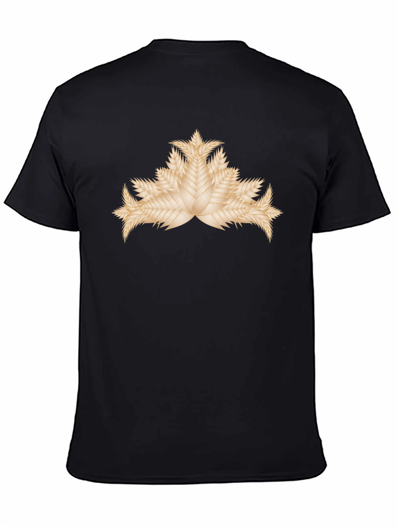 Wheat Graphic Tee - Soft Black T-Shirt