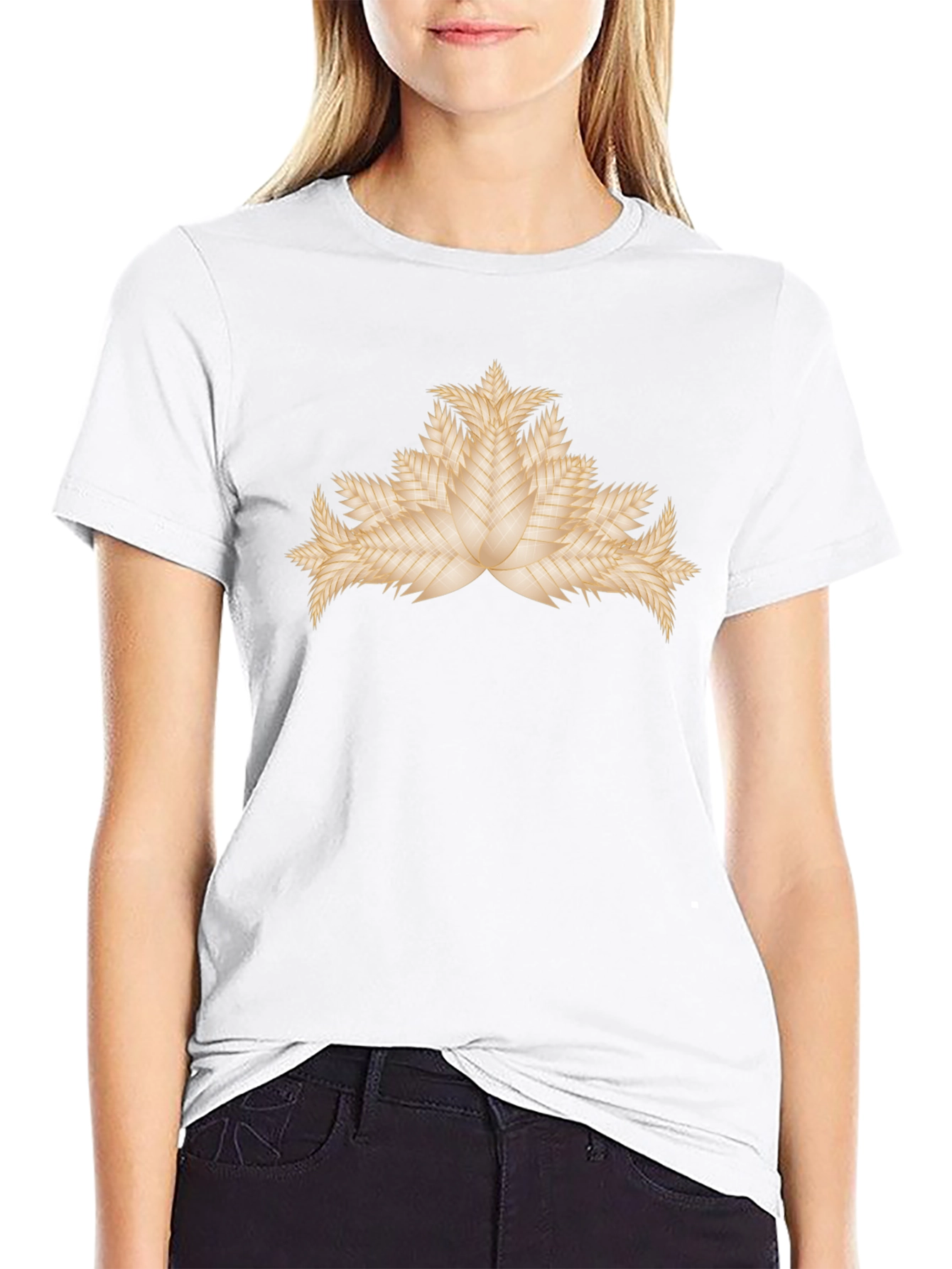 Wheat Graphic Tee - Soft Black T-Shirt