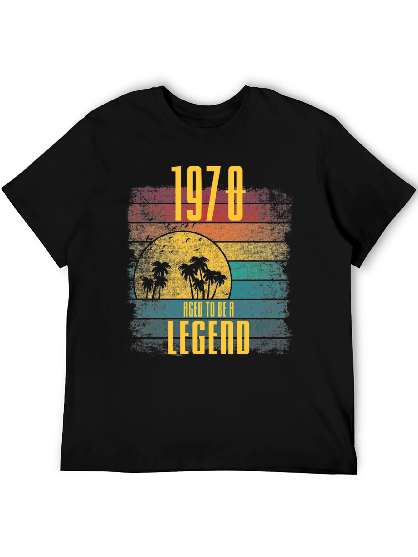 1978 Aged to Be a Legend Retro Sunset T-Shirt