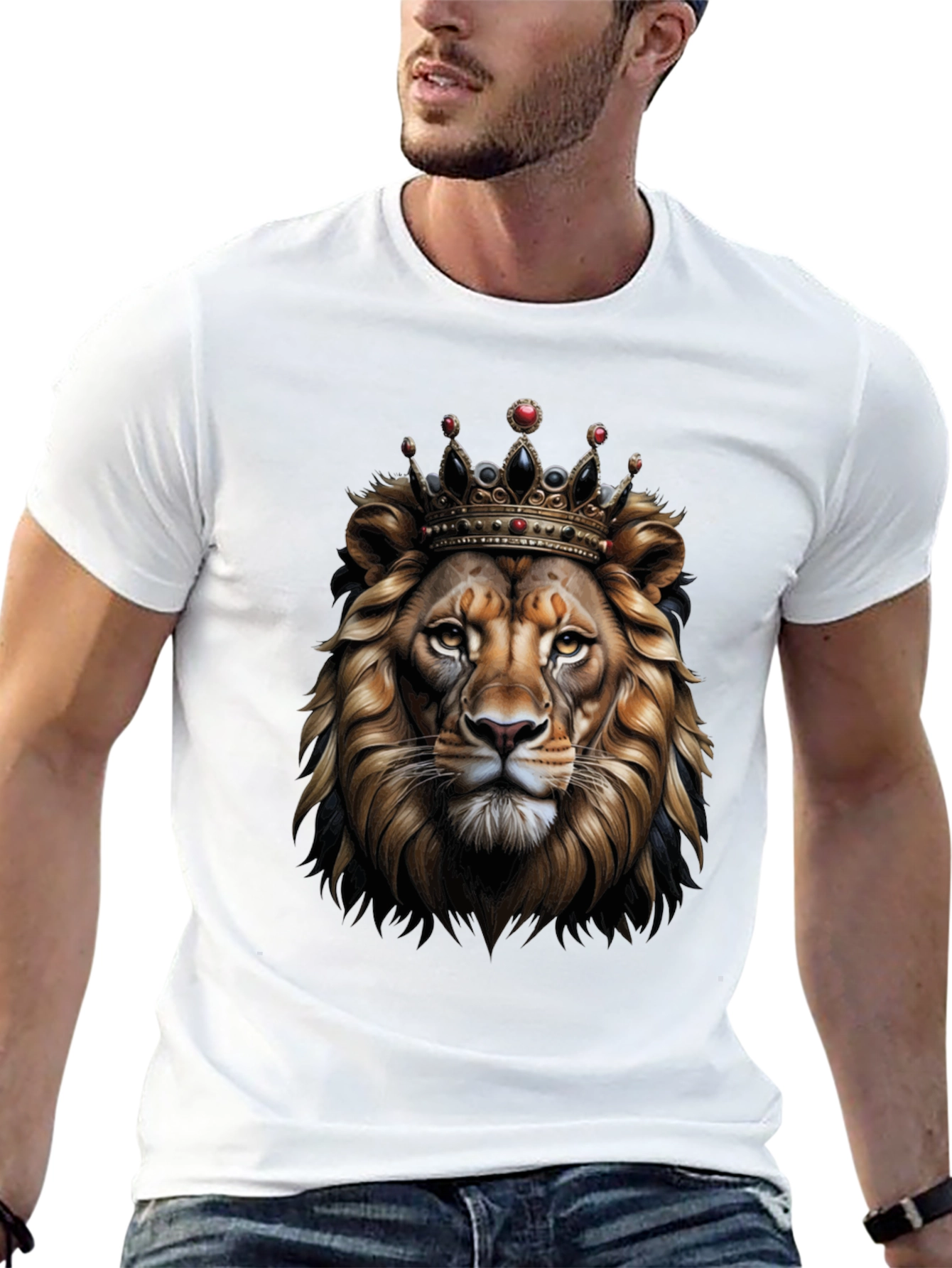 Lion King Graphic Tee - Mens Black T-Shirt