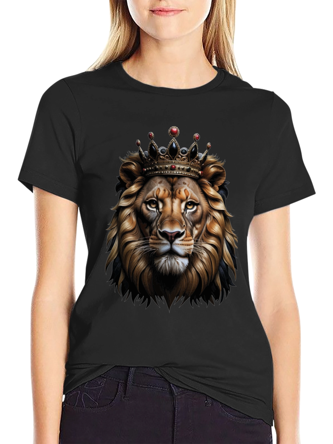 Lion King Graphic Tee - Mens Black T-Shirt