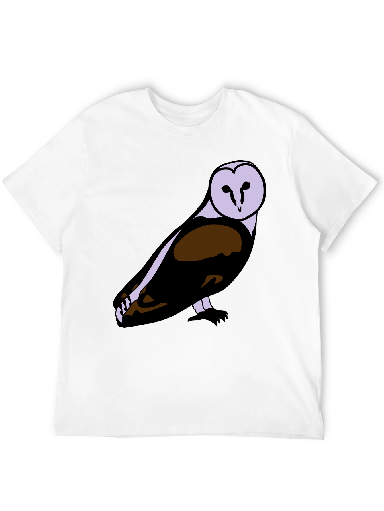 Owl Graphic Print T-Shirt - Stylish Mens Tee