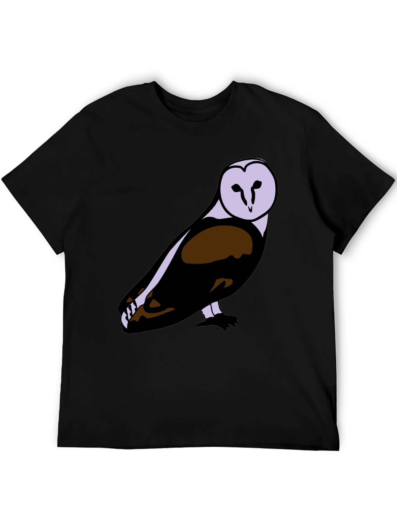 Owl Graphic Print T-Shirt - Stylish Mens Tee