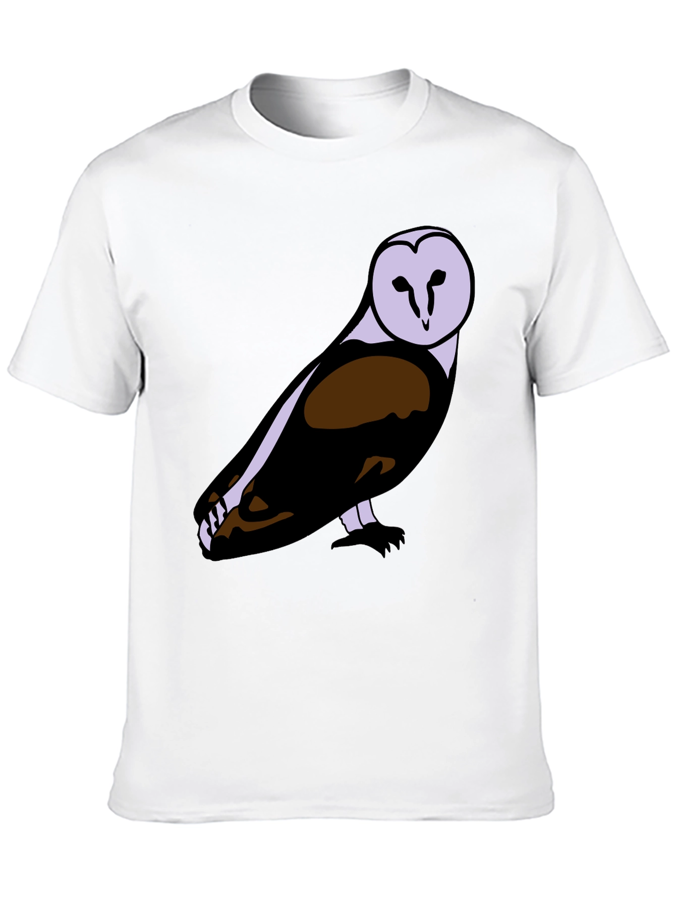 Owl Graphic Print T-Shirt - Stylish Mens Tee