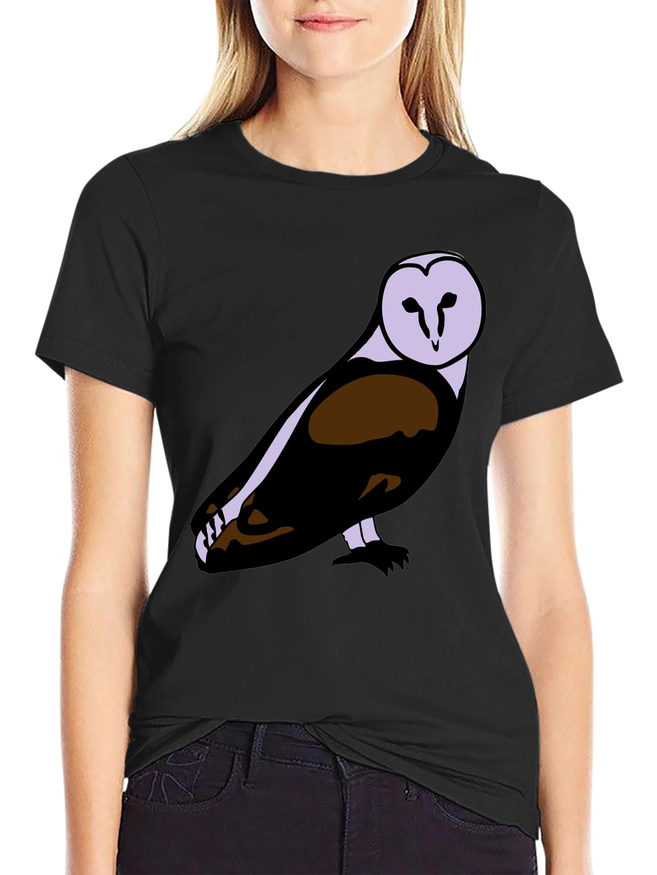 Owl Graphic Print T-Shirt - Stylish Mens Tee