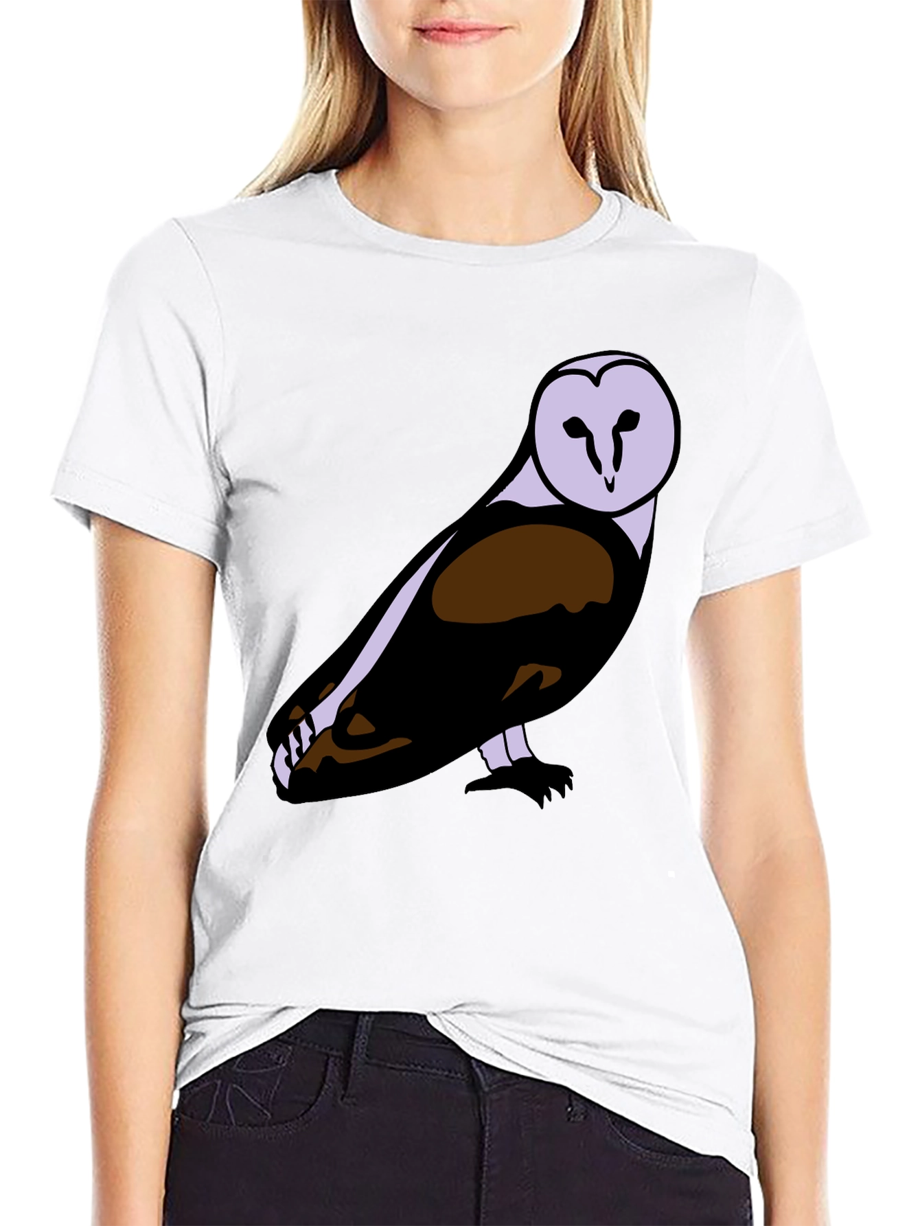 Owl Graphic Print T-Shirt - Stylish Mens Tee