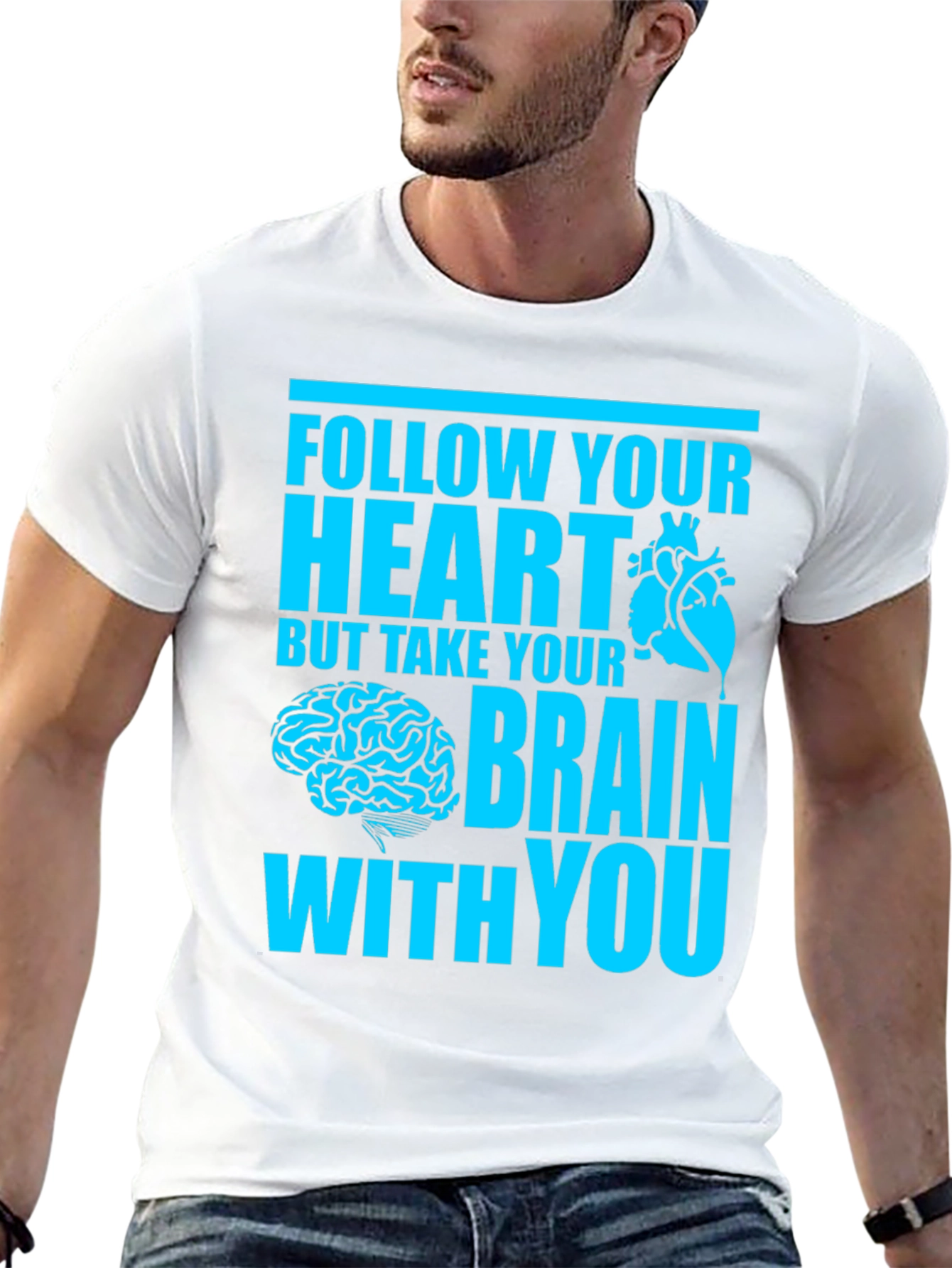 Follow Your Heart Crew Neck T-Shirt