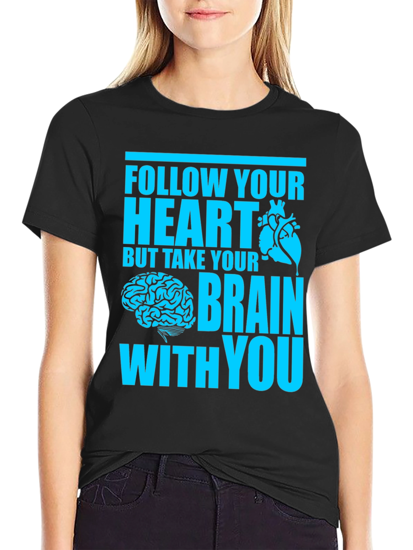 Follow Your Heart Crew Neck T-Shirt