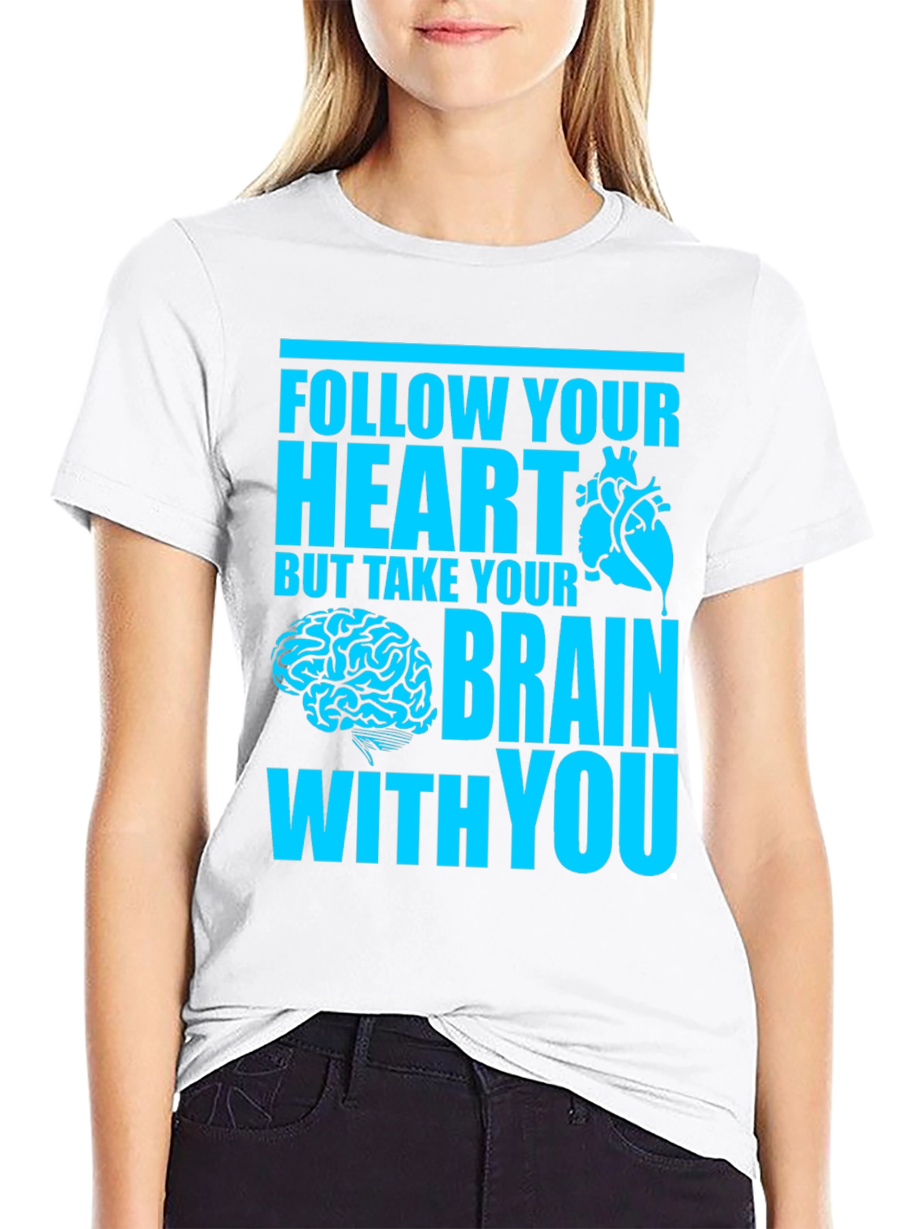 Follow Your Heart Crew Neck T-Shirt