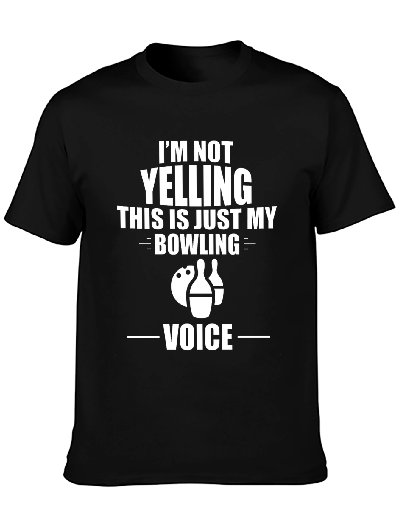 Bowling Voice T-Shirt - Funny Bowler Tee