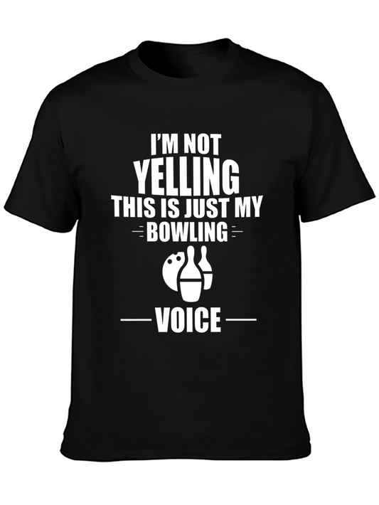 Bowling Voice T-Shirt - Funny Bowler Tee