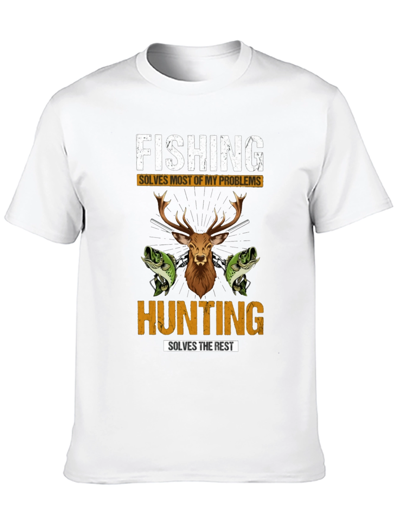 Fishing Hunting Graphic T-Shirt
