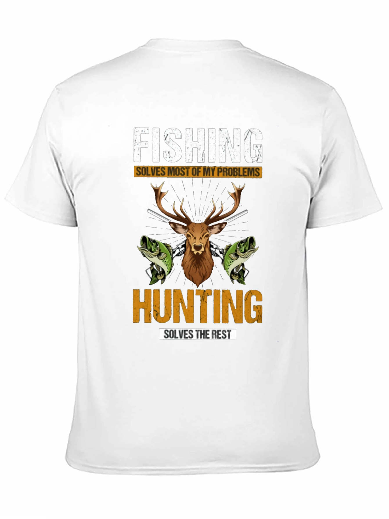 Fishing Hunting Graphic T-Shirt