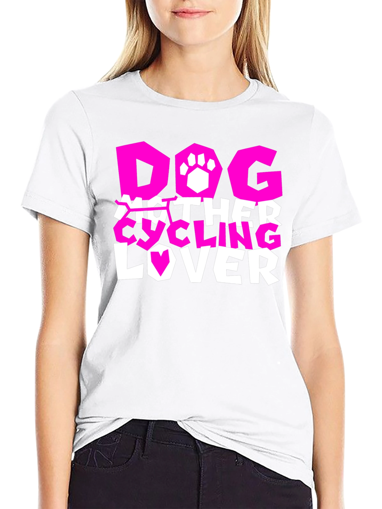 Dog Mother Cycling Lover T-Shirt