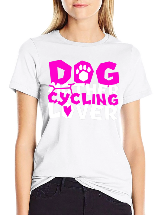 Dog Mother Cycling Lover T-Shirt